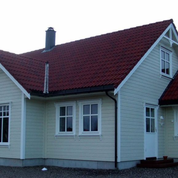 Mesterhus Nesgård bygd på Averøy