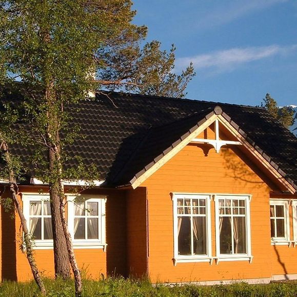 Mesterhus Nesgård bygd i Eide